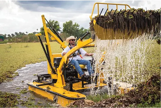 Lake Weed Root Removal on a Michigan lake