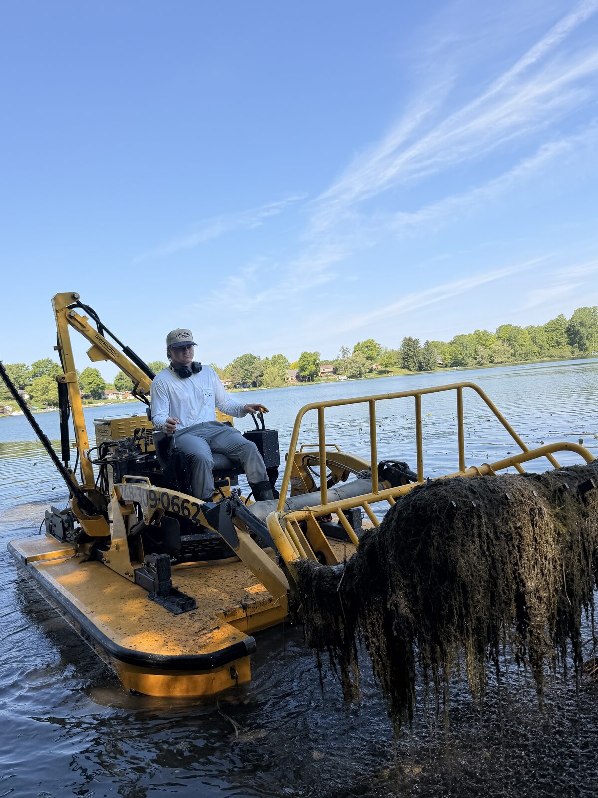 Lake Weed Root Removal project photo 4