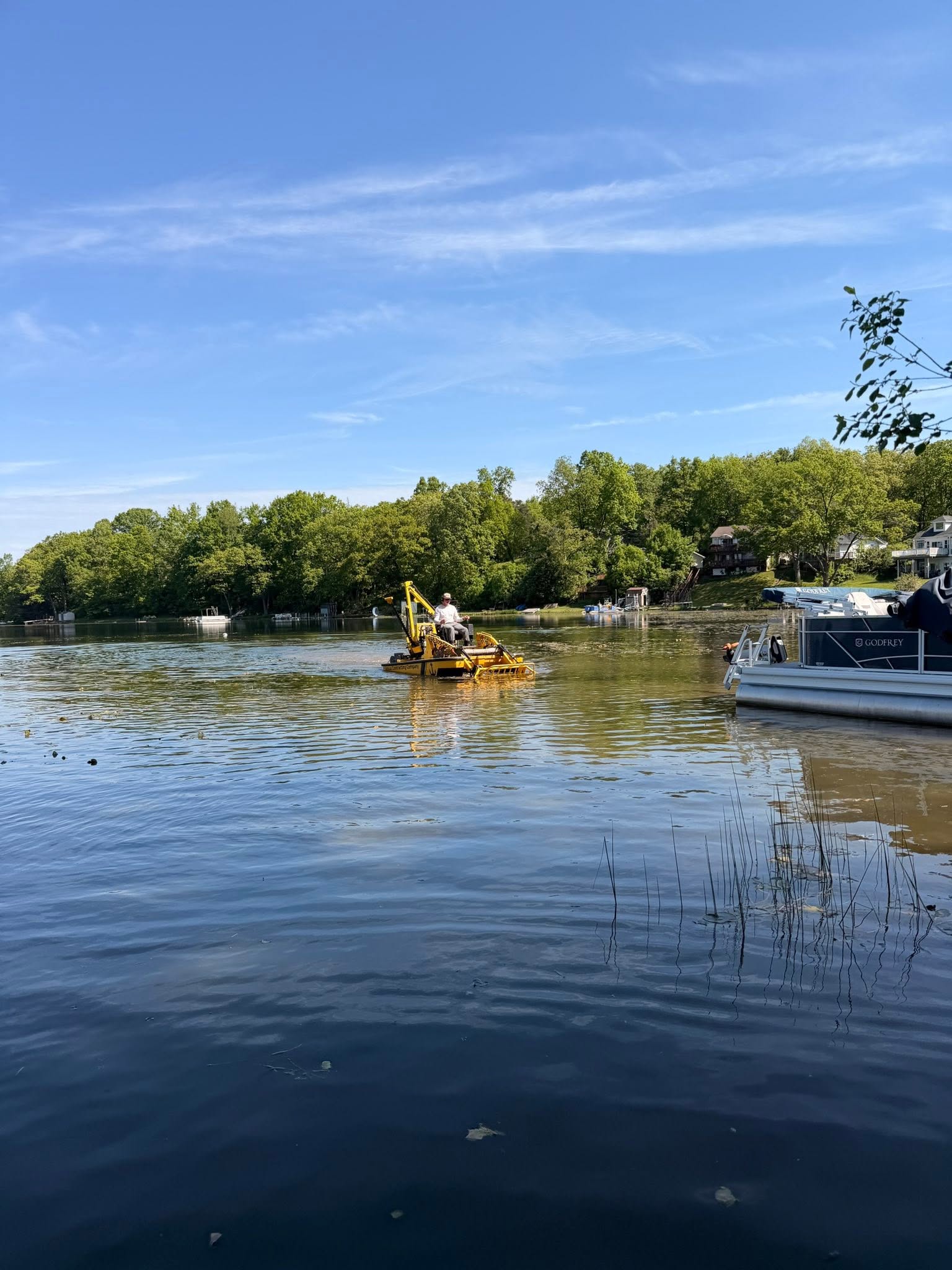 Lake Weed Root Removal project photo 4